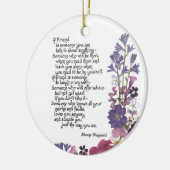 友情の詩 セラミックオーナメント (左)