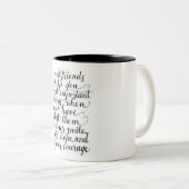 ***友情の詩*** ツートーンマグカップ (正面右)