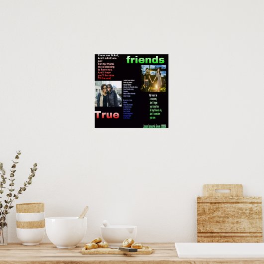 友情の詩 ポスター (キッチン)