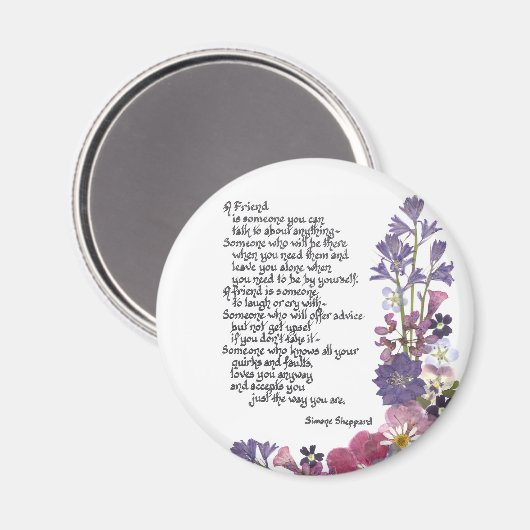 友情の詩 マグネット (正面/裏面)