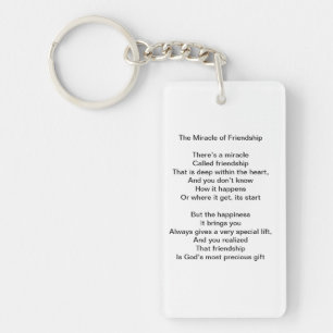 友情の詩Keychainの奇跡 キーホルダー