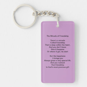 友情の詩Keychainの奇跡 キーホルダー