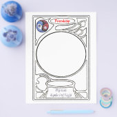 友情の象徴に落書きをする チラシ (シングル)