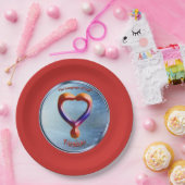 友情の象徴を忠実に描く ペーパープレート (パーティー)