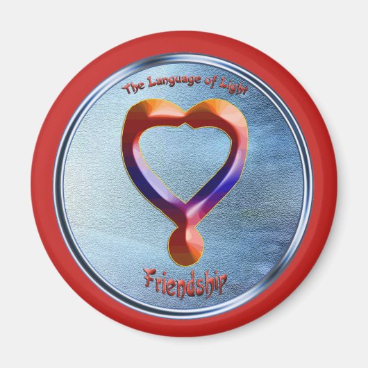 友情の象徴を忠実に描く マグネット (正面)