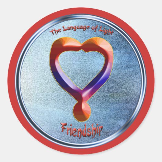 友情の象徴を忠実に描く ラウンドシール (正面)