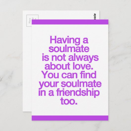 友情の霊的な引用文ことわざ ポストカード (正面/裏面)