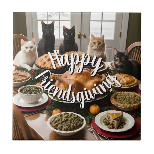 友情の饗宴 タイル (正面)