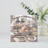 友情の饗宴 メニュー (スタンド正面)