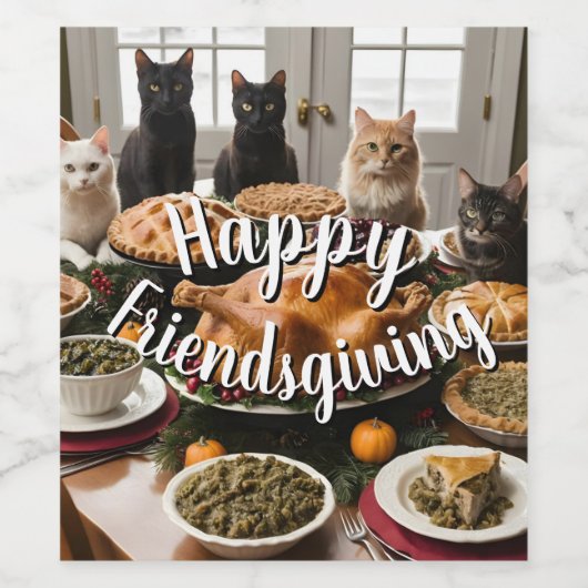 友情の饗宴 ワインラベル (シングルラベル)