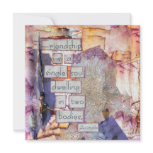 友情はひとつの魂 フラットカード