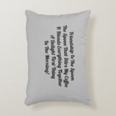 友情はスプーンアクセント枕 アクセントクッション (正面(垂直))