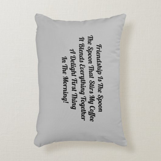 友情はスプーンアクセント枕 アクセントクッション (正面(垂直))