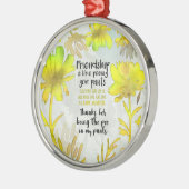 友情はパンツを脱ぐようなものだ メタルオーナメント (左)