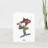 友情はメッセージカードの部2に子守唄を歌って寝かしつけます カード (裏面)