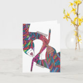 友情はメッセージカードの部2に子守唄を歌って寝かしつけます カード (黄色い花)