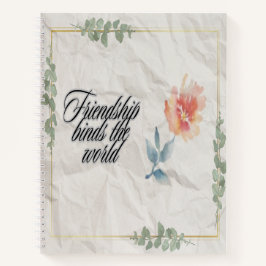 友情は世界を結ぶ ノートブック