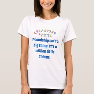友情は大したことではない – 友情引用文 Tシャツ