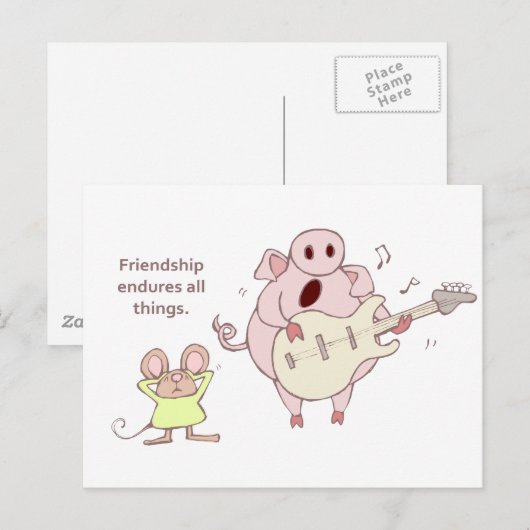 友情は永遠に ポストカード (正面/裏面)