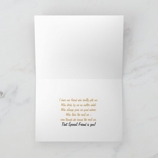 友情は特別デイジー カード (内部)