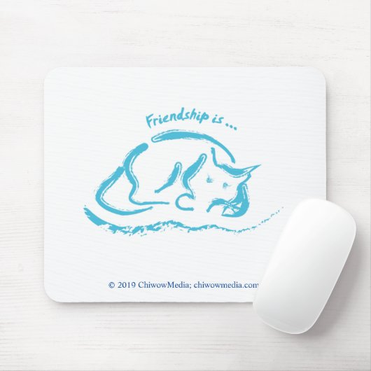 友情は猫だ マウスパッド (マウス)