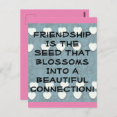 友情は種 ポストカード (正面/裏面)