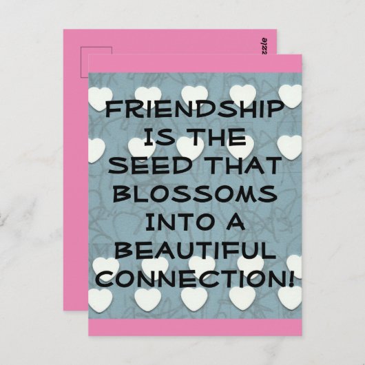友情は種 ポストカード (正面/裏面)