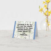 友情は鍵 カード (黄色い花)