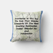 友情は鍵 クッション (正面)