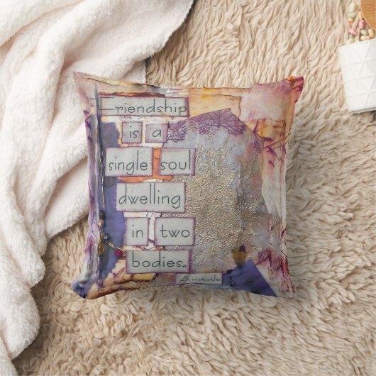 友情は魂独身の芸術だ クッション (ブランケット)