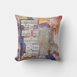 友情は魂独身の芸術だ クッション