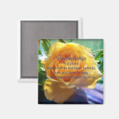 友情は…友情の引用文 マグネット (正面/裏面)