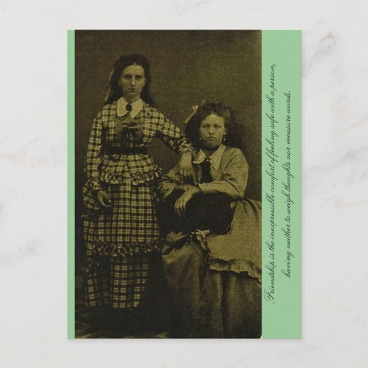 友情はinexpressible心地よい…です ポストカード (正面)