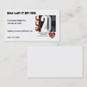 友情はSCC記念日のロゴを梳きます 名刺 (正面/裏面)