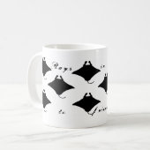 友情へのマグの光線 コーヒーマグカップ (正面左)