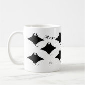 友情へのマグの光線 コーヒーマグカップ (左)