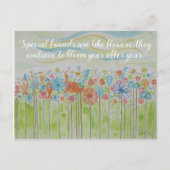 友情への感謝 ポストカード (正面)