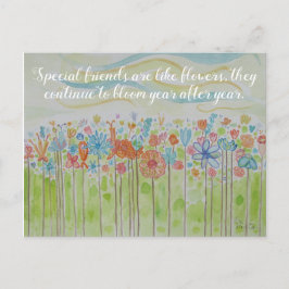 友情への感謝 ポストカード