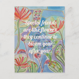 友情への感謝 ポストカード