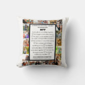 友情への感謝 | BFF 22フォトコラージュ クッション (正面)