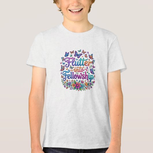 友情への飛翔 トライブレンドＴシャツ (正面)