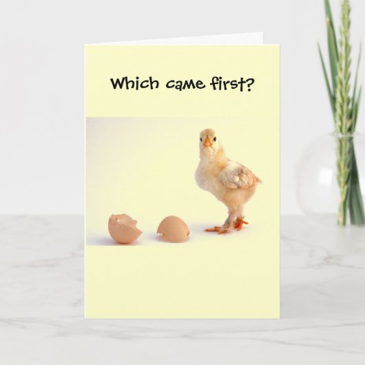 友情または誕生日 カード (正面)