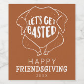 友情を基に作ろう ワインラベル (シングルラベル)