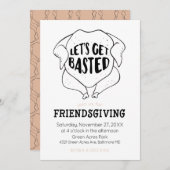 友情を深めよう招待状 招待状 (正面/裏面)