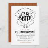 友情を深めよう招待状 招待状 (正面/裏面)