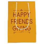 友情を深める |抱き枕 |黄色 ミディアムペーパーバッグ (裏面)