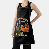 友情を育てるチームがTシャツクラシックを巻き上げる エプロン (インサイチュ)