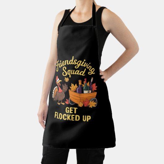 友情を育てるチームがTシャツクラシックを巻き上げる エプロン (インサイチュ)