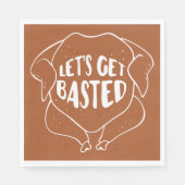 友情を育むナプキンをベースにしよう スタンダードランチョンナプキン (正面)