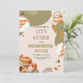 友情を育むポトラック感謝祭 招待状 (スタンド正面)